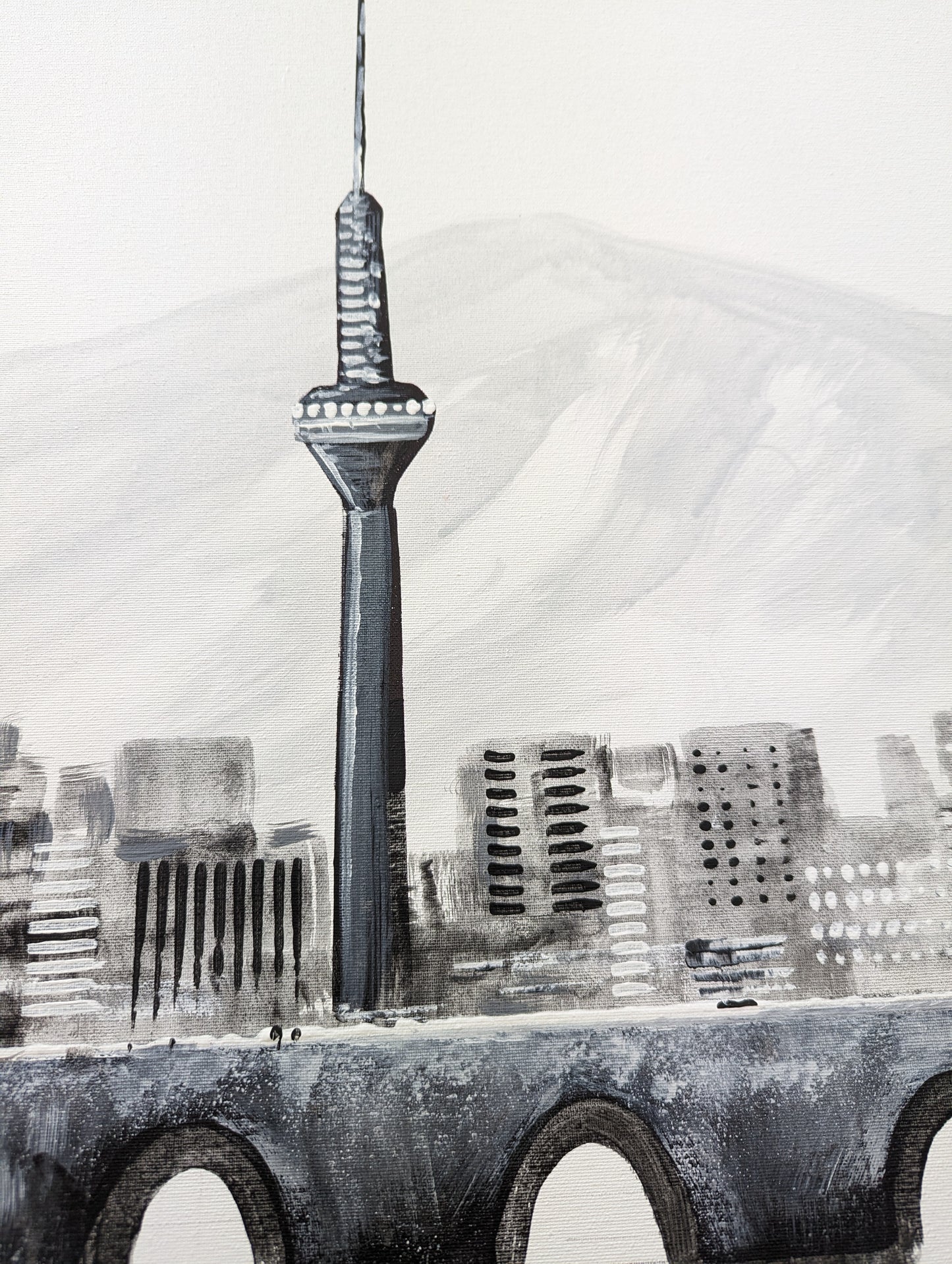 CUADRO MADRID MODERNO 148X60 CM