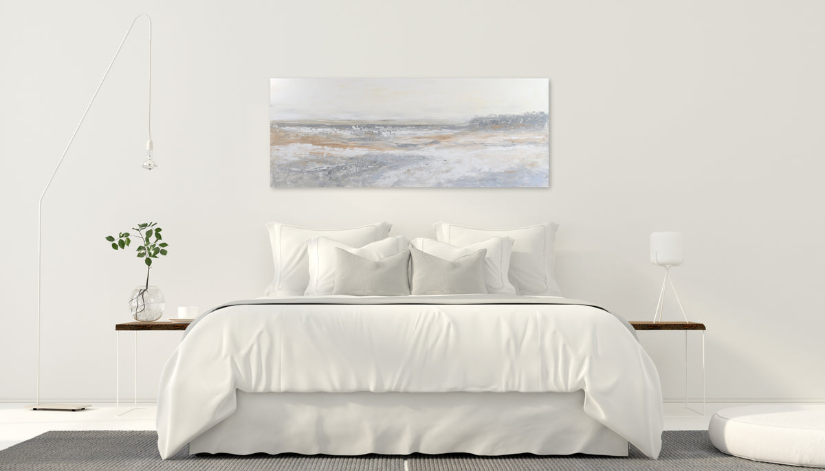 CUADRO PINTADO "PAISAJE ABSTRACTO" 150X60 CM