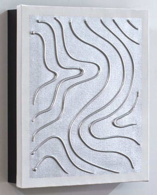 Armario para Llaves, Pintado a Mano, Plata y Negro 26x31x6 cm, 100% Original, con 15 Ganchos, Incluye Tacos y Tornillos