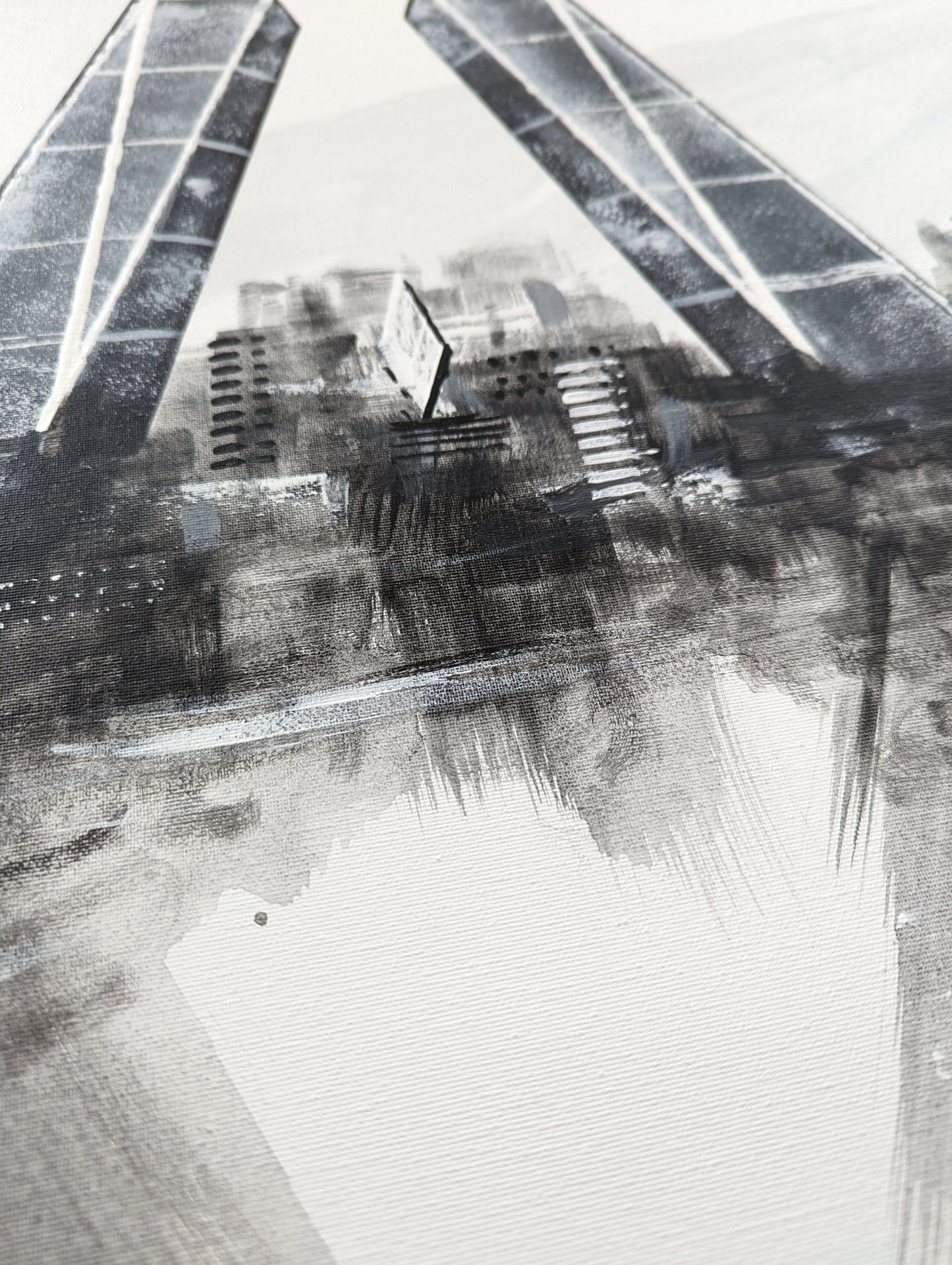 CUADRO MADRID MODERNO 148X60 CM