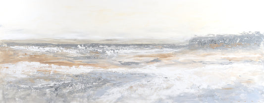 CUADRO PINTADO "PAISAJE ABSTRACTO" 150X60 CM