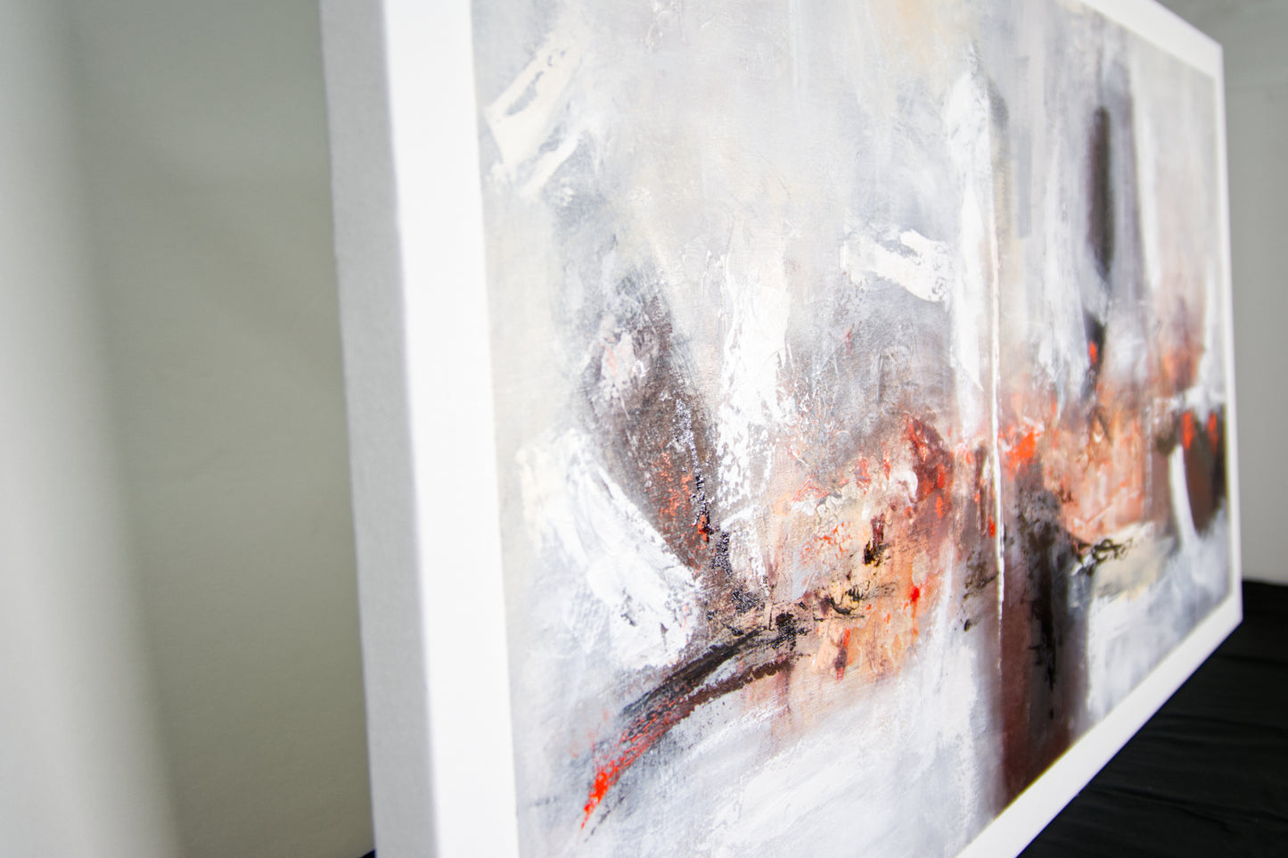 CUADRO PINTADO "RUGE MISTRAL" 140X70CM