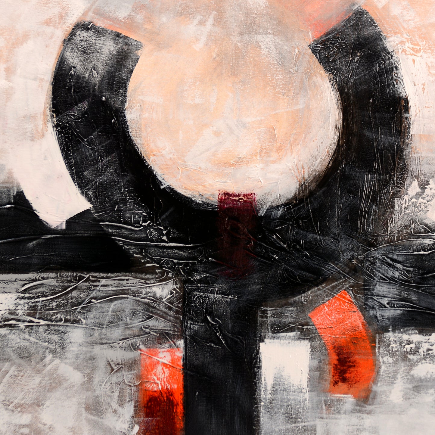 CUADRO PINTADO "ABSTRACTO CHILL OUT" 140X70 CM